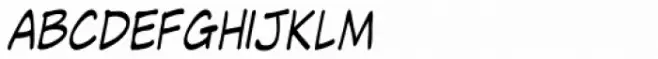 NorB Casual Light Condensed Italic