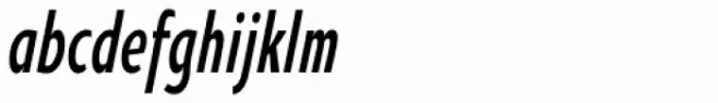 Oksana Sans Compressed Bold Italic
