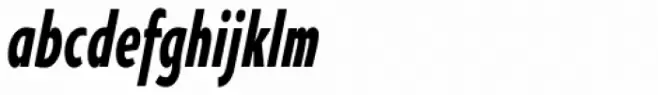 Oksana Sans Compressed Heavy Italic