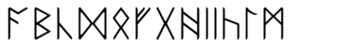 Ongunkan Tolkien English Runic Regular