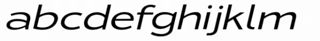 Osande TXT Italic Expanded