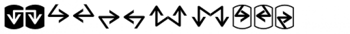 Palm Icons Arrows