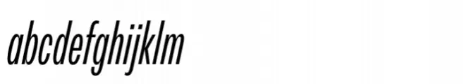 Peridot Latin Compressed Italic