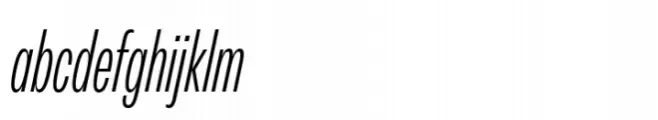 Peridot Latin Compressed Light Italic