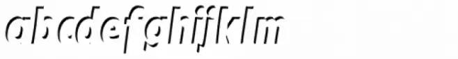 Pesto Fresco Italic Shadow up left