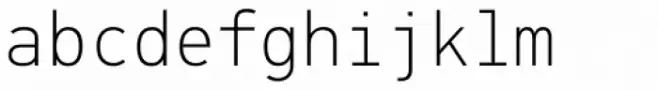 PF DIN Mono Thin