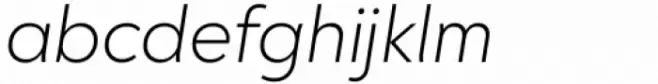 PGF Qualta Light Italic