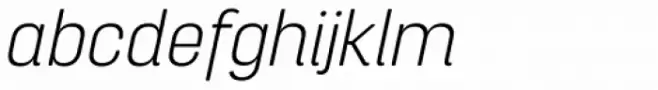 Project Soft Extra Light Italic