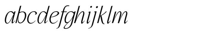 Promag Fonts Duo Thin True Italic