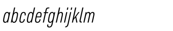 Pulse JP Compressed Light Italic