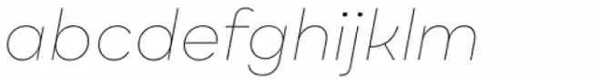 Qualion Round Ultra Thin Italic
