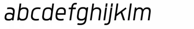 Quan Geometric Slim Light Italic