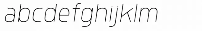 Quan Pro R Slim Thin Italic