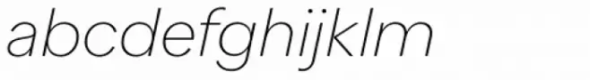 Quarion Thin Italic