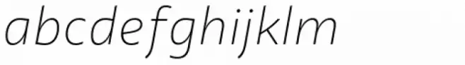 Quat Ultra Light Italic