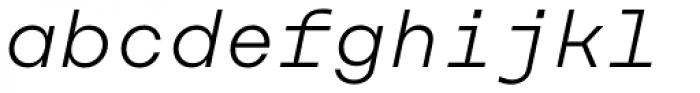 Rational TW Display Light Italic