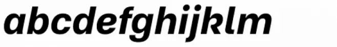 Referenz Grotesk Bold Italic