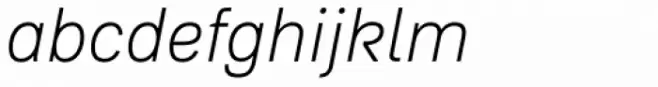 Referenz Grotesk Light Italic
