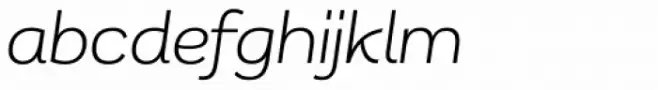 Remora Sans W3 Light Italic