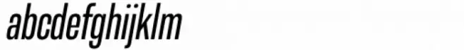 Resolve Sans Regular Condensed Italic