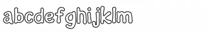 Retro Smile Outline