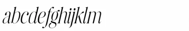 Retro Voice Thin Normal Italic