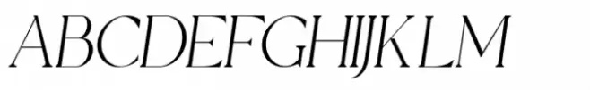 Richard & Caroline Extra Light Italic