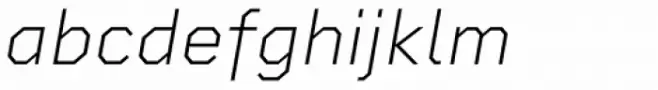 Rigid Square Extra Light Italic