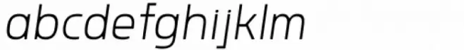 Rohyt Geometric Slim ExtraLight Italic