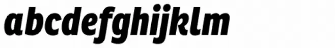 Ronnia Cond ExtraBold Italic