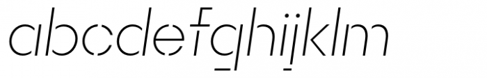 Rothek Stencil ExLight Italic