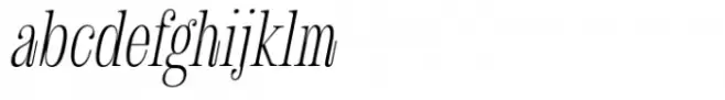 Royalis Extralight Condensed Oblique