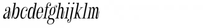 Royalis Light Condensed Oblique