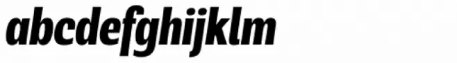 Rude ExtraCondensed Extra Bold Italic