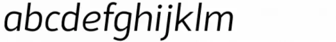 Sadi Sans Light Italic