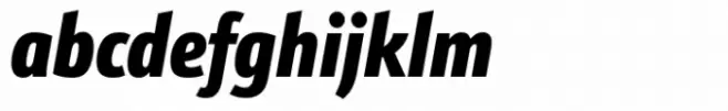 Schnebel Sans ME Compressed Black Italic