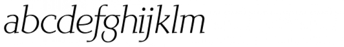 Scintilla Pro ExtraLight Italic