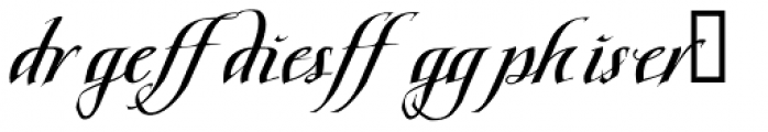 Scriptissimo Forte Ligature