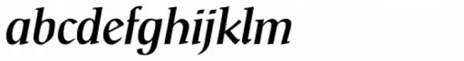 Scriptuale Std Semi Bold Italic