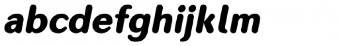 Seconda Round Black Italic
