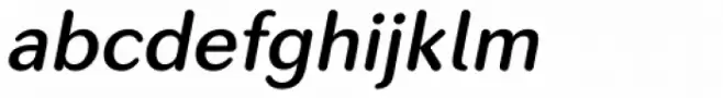 Seconda Round Demi Italic