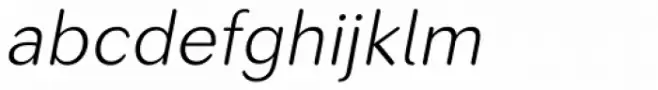 Seconda Round Thin Italic