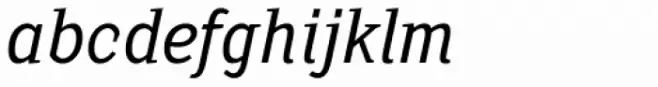 Sextan Serif Book Italic