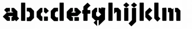 Silex Black Stencil