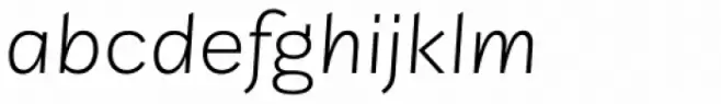 Sintesi Sans Thin Italic