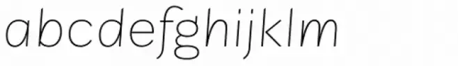 Sintesi Sans UltraThin Italic