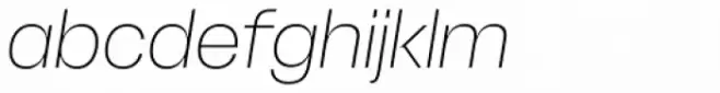 Stapel Extra Light Italic