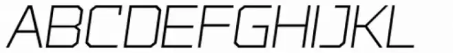 State Wide Light Italic