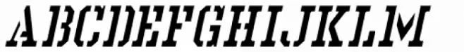 Stencil Chamfer JNL Oblique