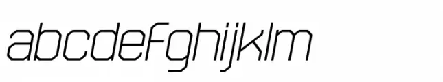 Stepback Light Italic